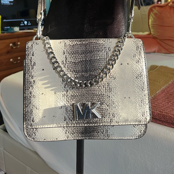 Michael Kors Snakeskin Crossbody Bag - Picture 3 of 13